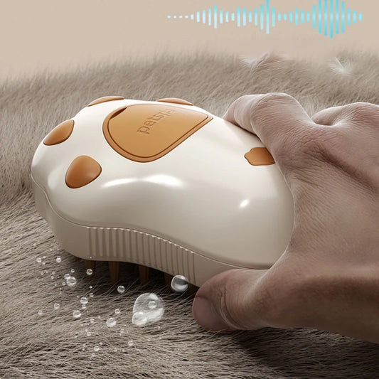 Peria MagicSteam-Pieptanare, Abur si Masaj pentru pisici si caini